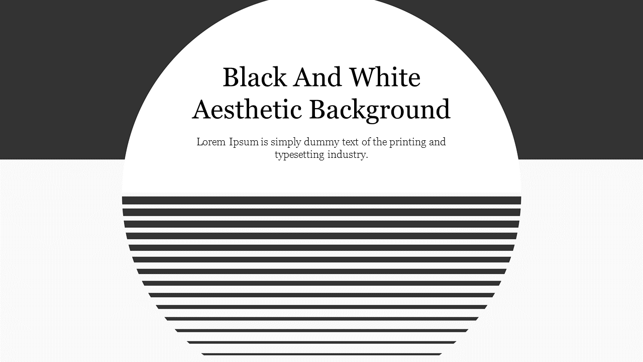Black And White Aesthetic Background